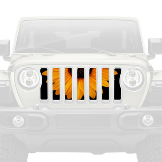 Dirty Acres® - 1-Pc Sunny Side Up Sunflowers Style Perforated Main Grille