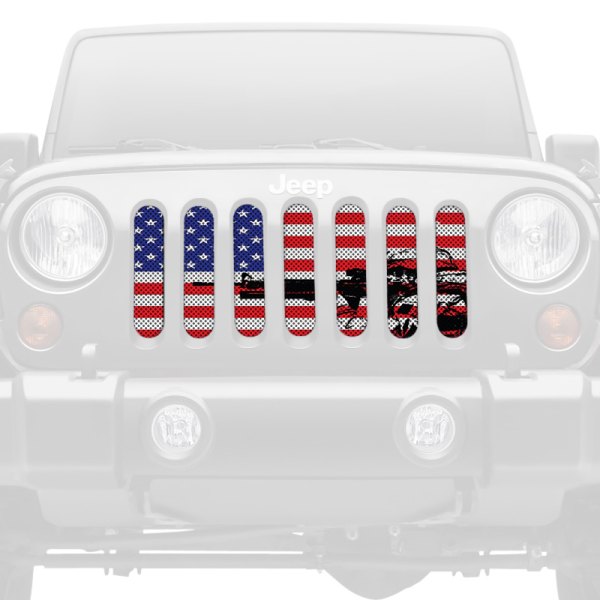 Dirty Acres® - 1-Pc American Soldier Style Perforated Main Grille