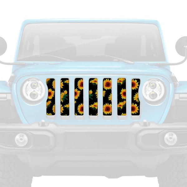 Dirty Acres® - 1-Pc Sunflowers Style Perforated Main Grille