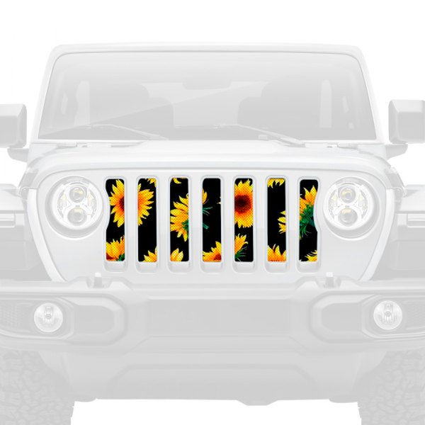 Dirty Acres® - 1-Pc Sunflowers Style Perforated Main Grille