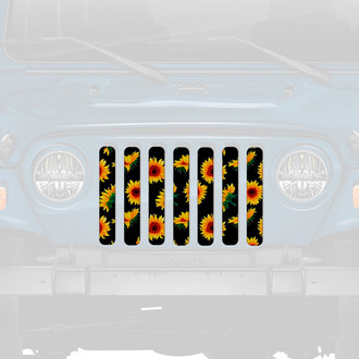 Dirty Acres® - 1-Pc Sunflowers Style Perforated Main Grille