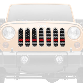 Dirty Acres® - 1-Pc American Tactical Back the Red Style Perforated Main Grille