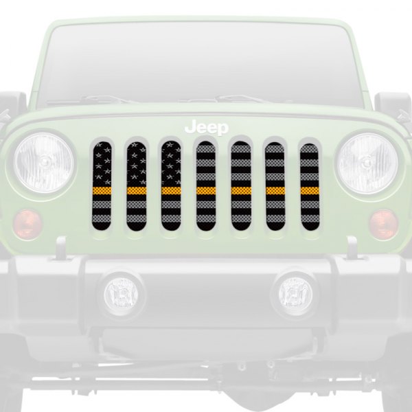 Dirty Acres® - 1-Pc American Tactical Gold Line Style Perforated Main Grille