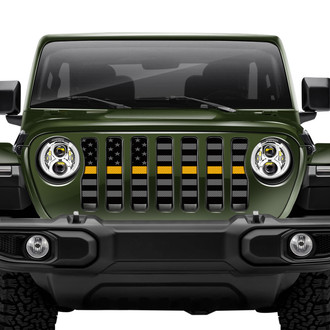 Dirty Acres® - 1-Pc American Tactical Gold Line Style Perforated Main Grille
