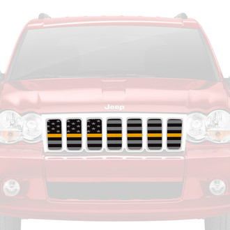Dirty Acres® - 1-Pc American Tactical Gold Line Style Perforated Main Grille
