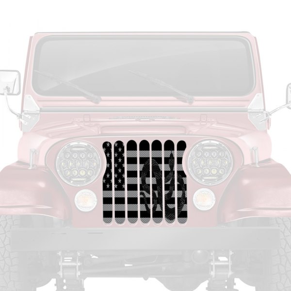 Dirty Acres® - 1-Pc Tactical Mamba Snake Style Perforated Main Grille