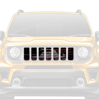 Dirty Acres® - 1-Pc Tactical American Gadsden Flag Style Perforated Main Grille