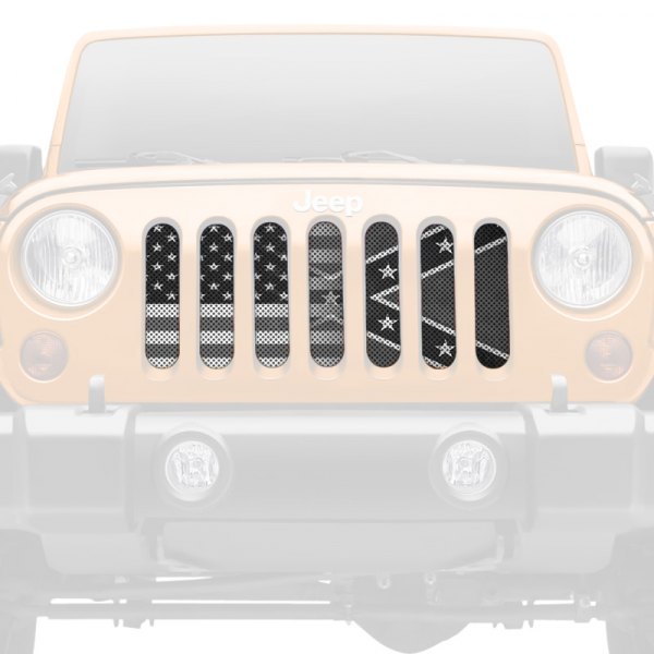 Dirty Acres® - 1-Pc Tactical American Rebel Style Perforated Main Grille