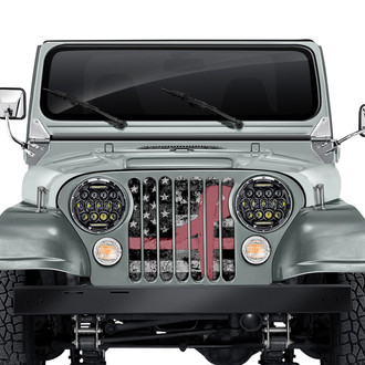 Dirty Acres® - 1-Pc Dirty Grace Tactical Pink Ribbon Style Perforated Main Grille