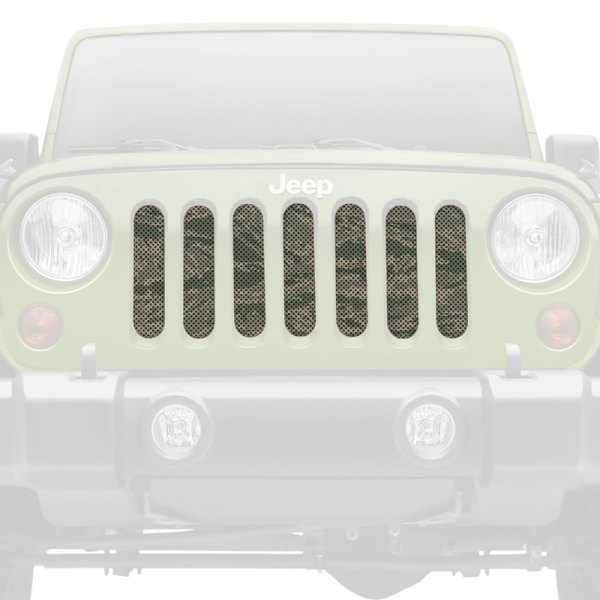 Dirty Acres® - 1-Pc Air Force Tiger Stripe Style Perforated Main Grille