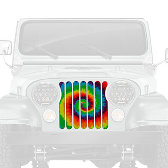 Dirty Acres® - 1-Pc Tie Dye Style Perforated Main Grille