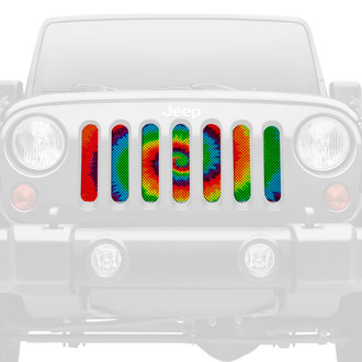 Dirty Acres® - 1-Pc Tie Dye Style Perforated Main Grille