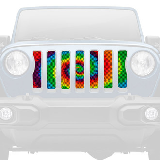 Dirty Acres® - 1-Pc Tie Dye Style Perforated Main Grille