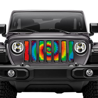 Dirty Acres® - 1-Pc Tie Dye Style Perforated Main Grille
