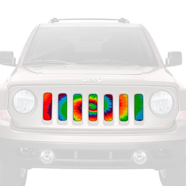 Dirty Acres® - 1-Pc Tie Dye Style Perforated Main Grille