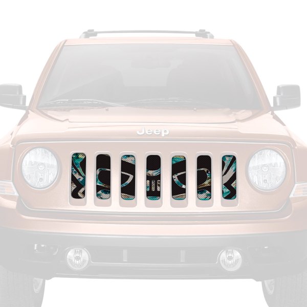 Dirty Acres® - 1-Pc Tiki Bob - Blue Hawaii Style Perforated Main Grille