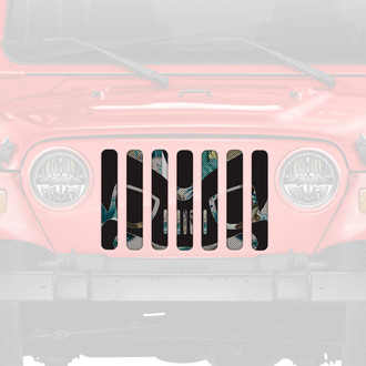 Dirty Acres® - 1-Pc Tiki Bob - Blue Hawaii Style Perforated Main Grille