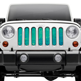 Dirty Acres® - 1-Pc Marble Style Teal Perforated Main Grille