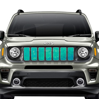 Dirty Acres® - 1-Pc Marble Style Teal Perforated Main Grille