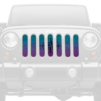 Dirty Acres® - 1-Pc Ombre Compass Style Perforated Main Grille