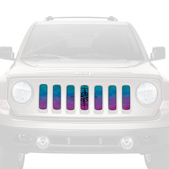 Dirty Acres® - 1-Pc Ombre Compass Style Perforated Main Grille