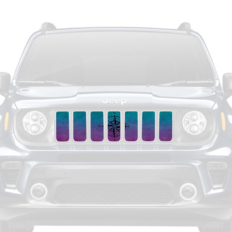 Dirty Acres® - 1-Pc Ombre Compass Style Perforated Main Grille