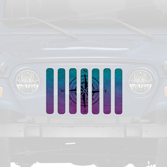 Dirty Acres® - 1-Pc Ombre Compass Style Perforated Main Grille