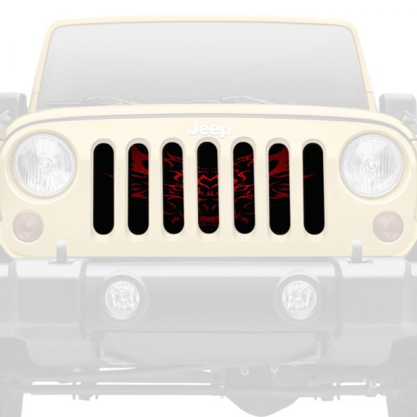 Dirty Acres® - 1-Pc Tribal Beast Style Perforated Main Grille