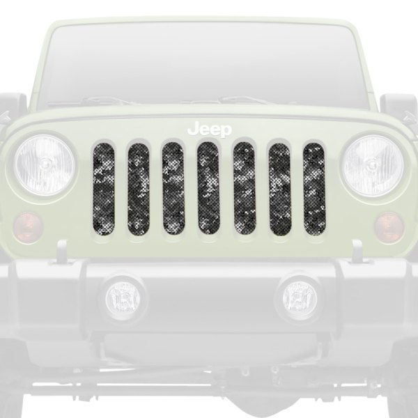Dirty Acres® - 1-Pc Urban Camo Style Perforated Main Grille
