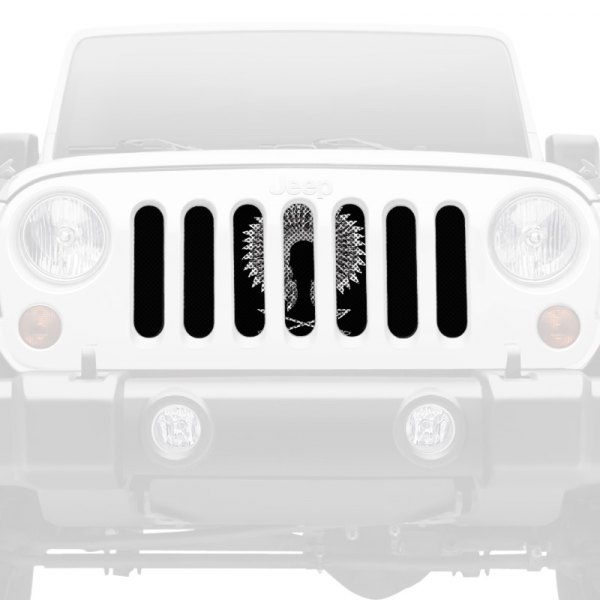 Dirty Acres® - 1-Pc War Bonnet Style Perforated Main Grille