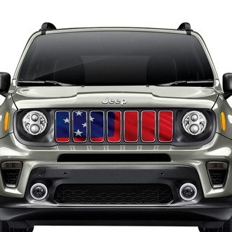 Dirty Acres® - 1-Pc Waving Samoan Flag Style Perforated Main Grille