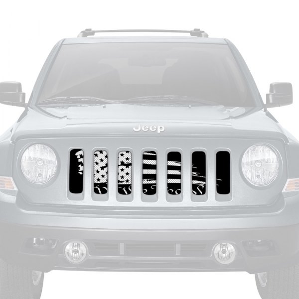 Dirty Acres® - 1-Pc "We The People" American Flag Style Perforated Main Grille
