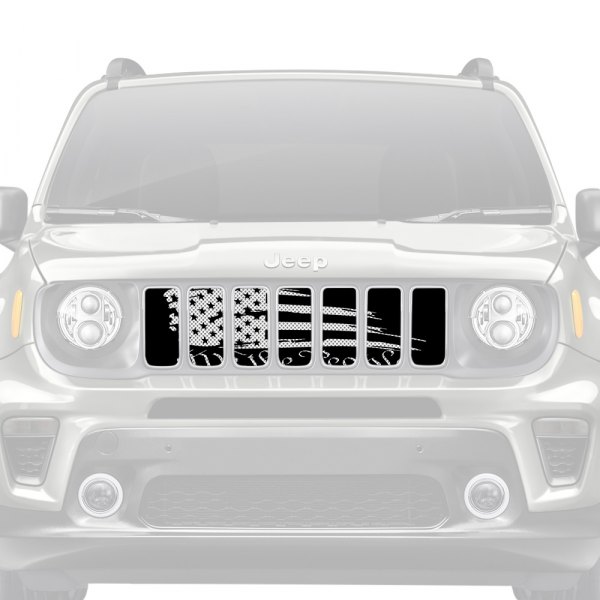 Dirty Acres® - 1-Pc "We The People" American Flag Style Perforated Main Grille