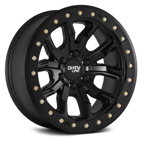 DIRTY LIFE® - 9303 DT-1 Matte Black with Beadlock Ring