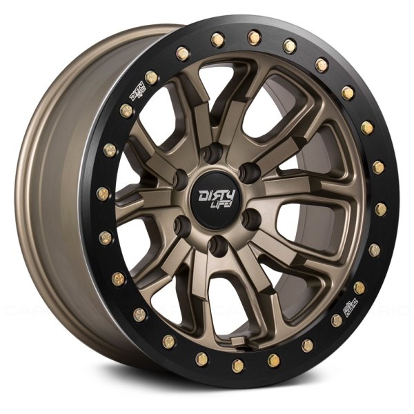 DIRTY LIFE® - 9303 DT-1 Satin Gold with Beadlock Ring