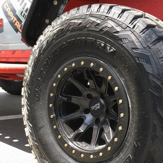 DIRTY LIFE® - DT 1 Matte Black Beadlock Jeep Wrangler