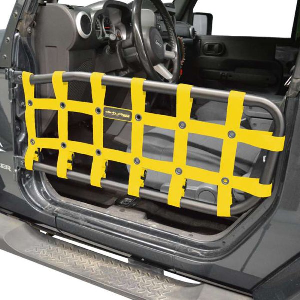 Dirtydog 4x4® - Yellow Front Door Nets for Olympic™ Tube Doors