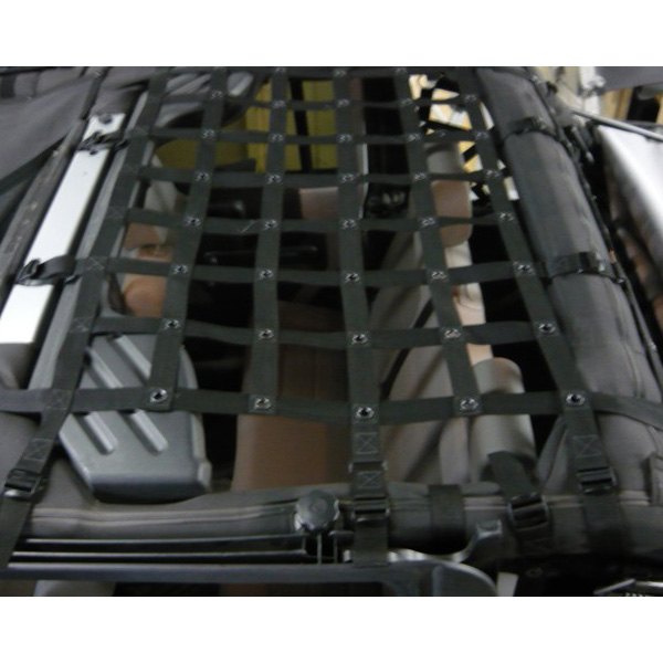 Dirtydog 4x4® - Black Rear Seat Netting