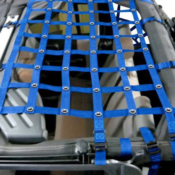 Dirtydog 4x4® - Blue Rear Seat Netting