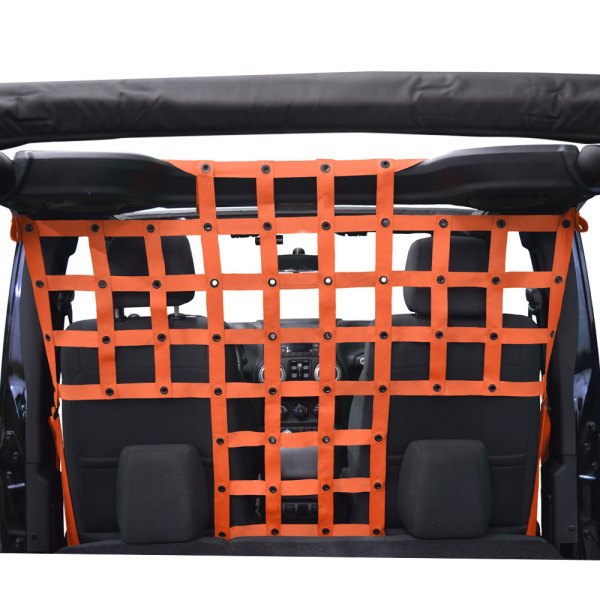  Dirtydog 4x4® - Orange Cross-Style Coverage Pet/Cargo Divider