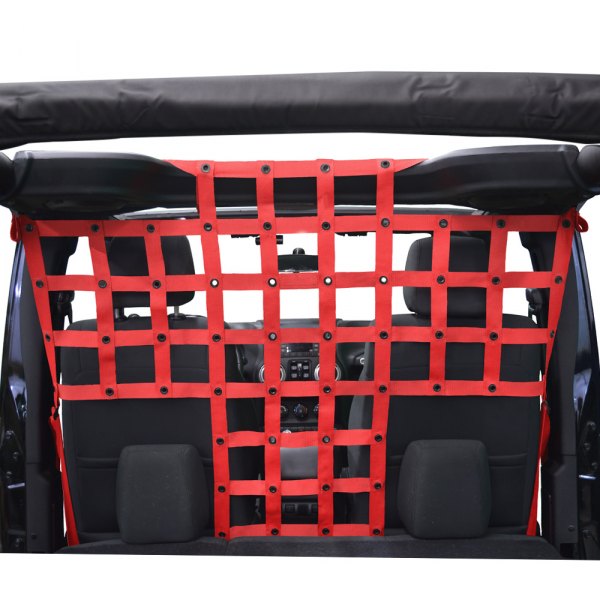  Dirtydog 4x4® - Red Cross-Style Coverage Pet/Cargo Divider