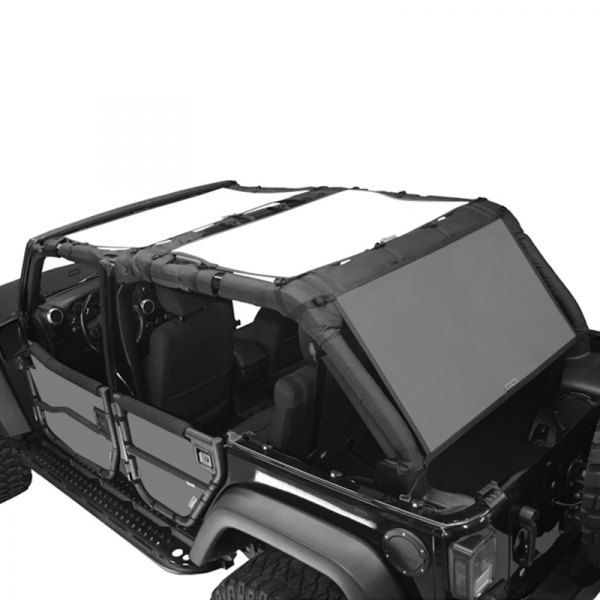Dirtydog 4x4® - White Front and Rear Sun Screen