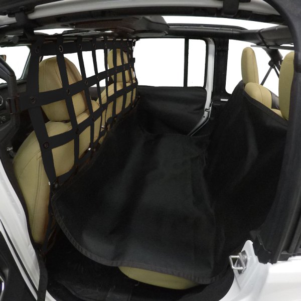  Dirtydog 4x4® - Black Pet Divider with Rear Seat Saver