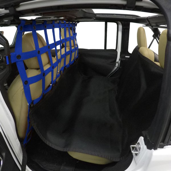  Dirtydog 4x4® - Blue Pet Divider with Rear Seat Saver