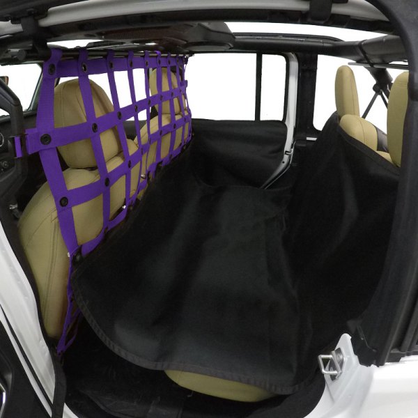  Dirtydog 4x4® - Purple Pet Divider with Rear Seat Saver