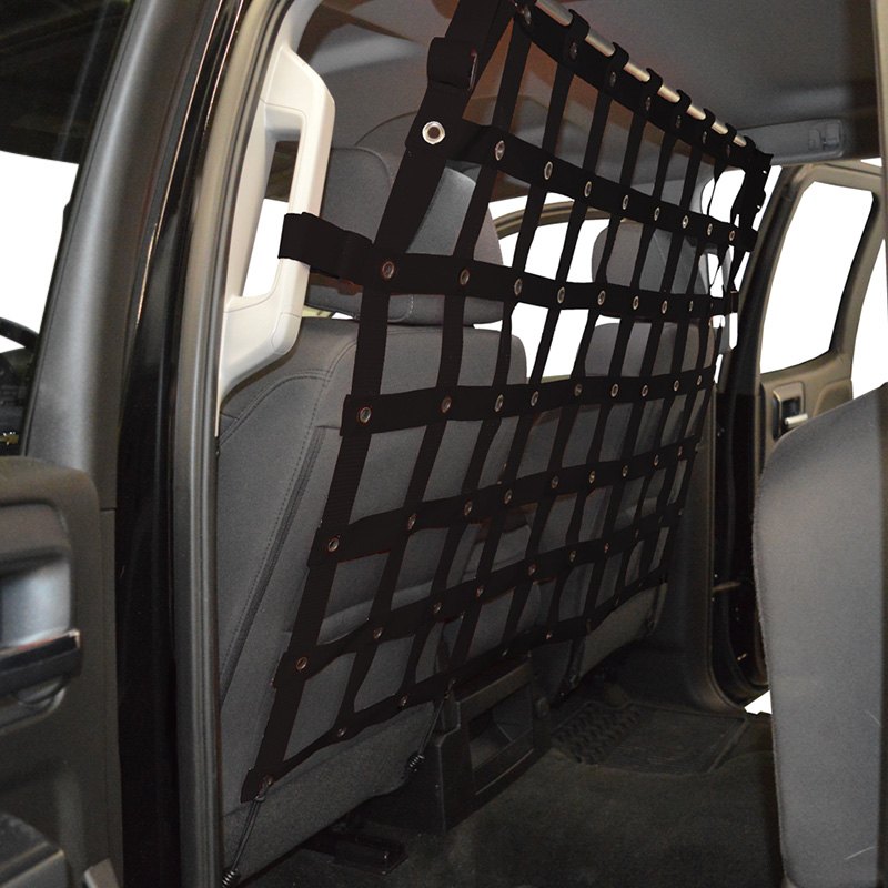 Dirtydog 4x4® PDGMPU19BK Black Full Coverage Pet/Cargo Divider