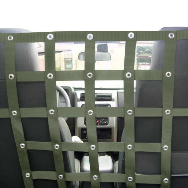  Dirtydog 4x4® - Olive Drab Green T-Style Coverage Pet/Cargo Divider