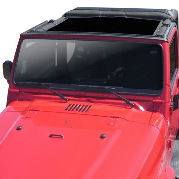 Dirtydog 4x4® - Black Front Sun Screen