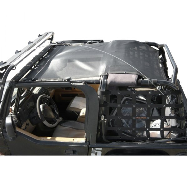 Dirtydog 4x4® - Safari Style Black Top Sun Screen