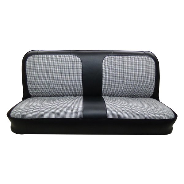 Distinctive Industries Chevy C10 Panel Pickup C20 C30 K10 K20 With Front Bench Seat 1967 Marid Houndstooth Upholstery - 1969 Chevy C10 Bench Seat Cover